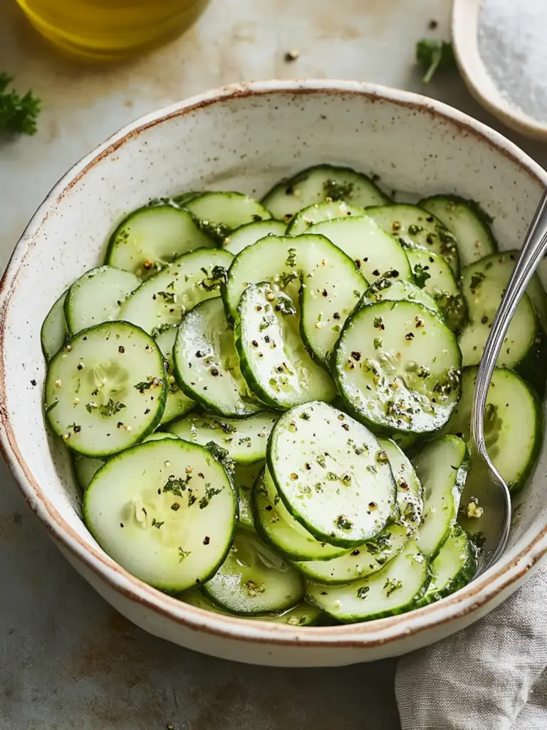 Cucumber Vinegar Salad