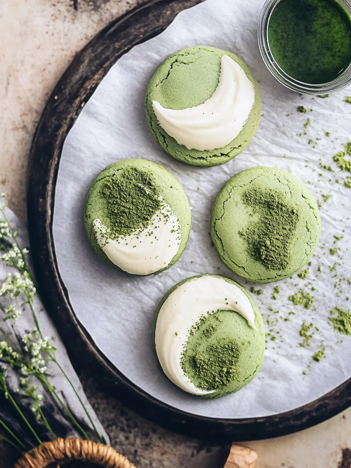 Delicious Matcha Latte Cookies with Creamy Mascarpone Twist 5 Matcha Latte Cookies