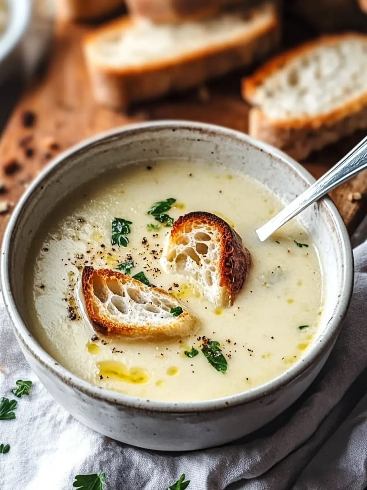 Soul-Warming Country French Garlic Soup for Cozy Nights 5 Country French Garlic Soup