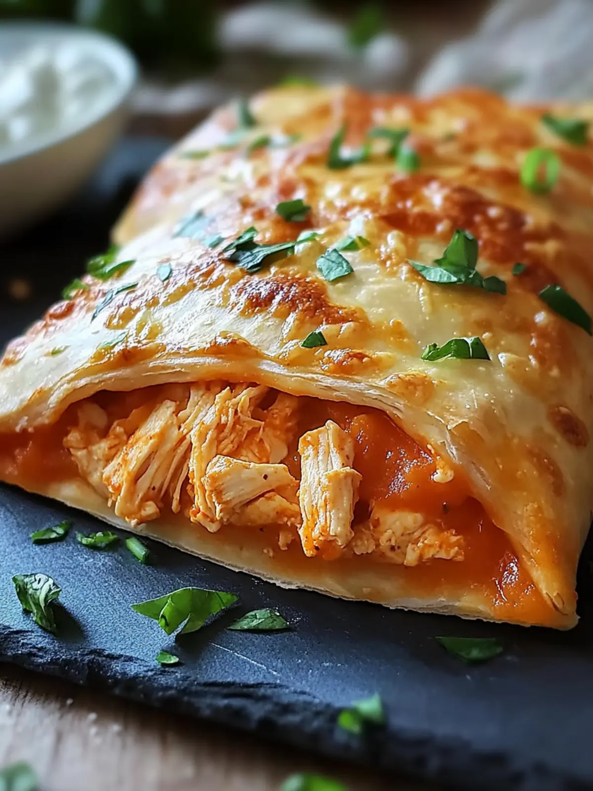 Savor Every Bite: Easy Buffalo Chicken Calzone Recipe 2 Buffalo Chicken Calzone