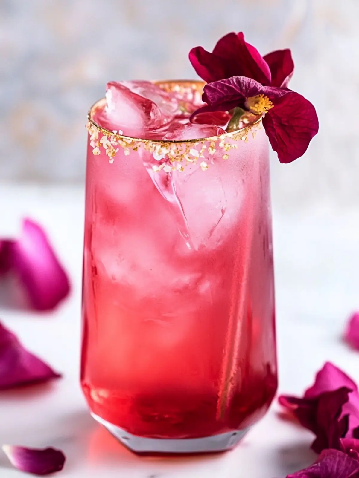 Refresh with a Hibiscus Rose Mocktail for a Blissful Sip 3 Hibiscus Rose Mocktail