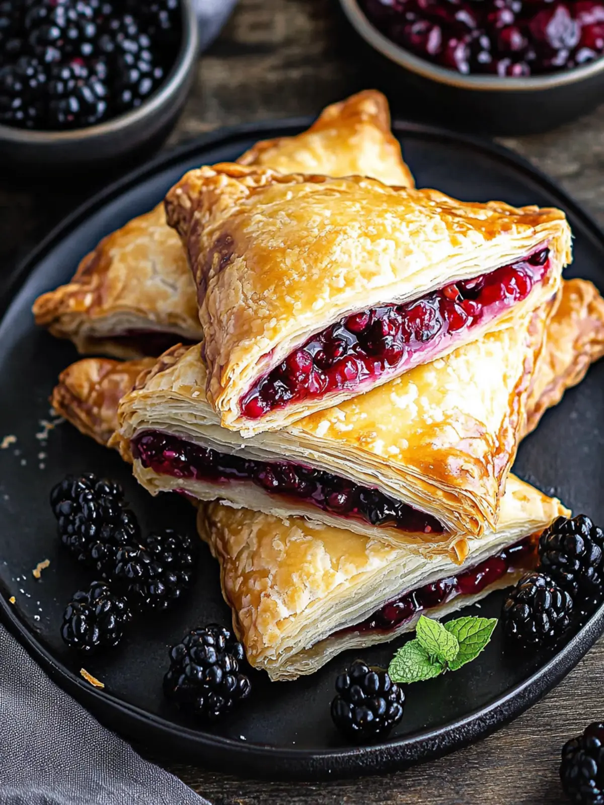 Delicious Blackberry Turnovers: A Sweet Homemade Treat 5 Blackberry Turnovers
